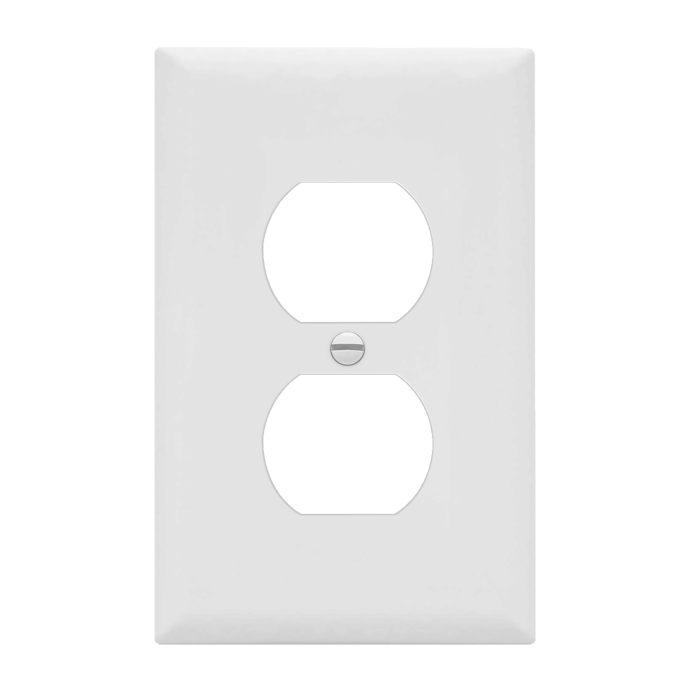1-Gang Midsize Duplex Outlet Wall Plate