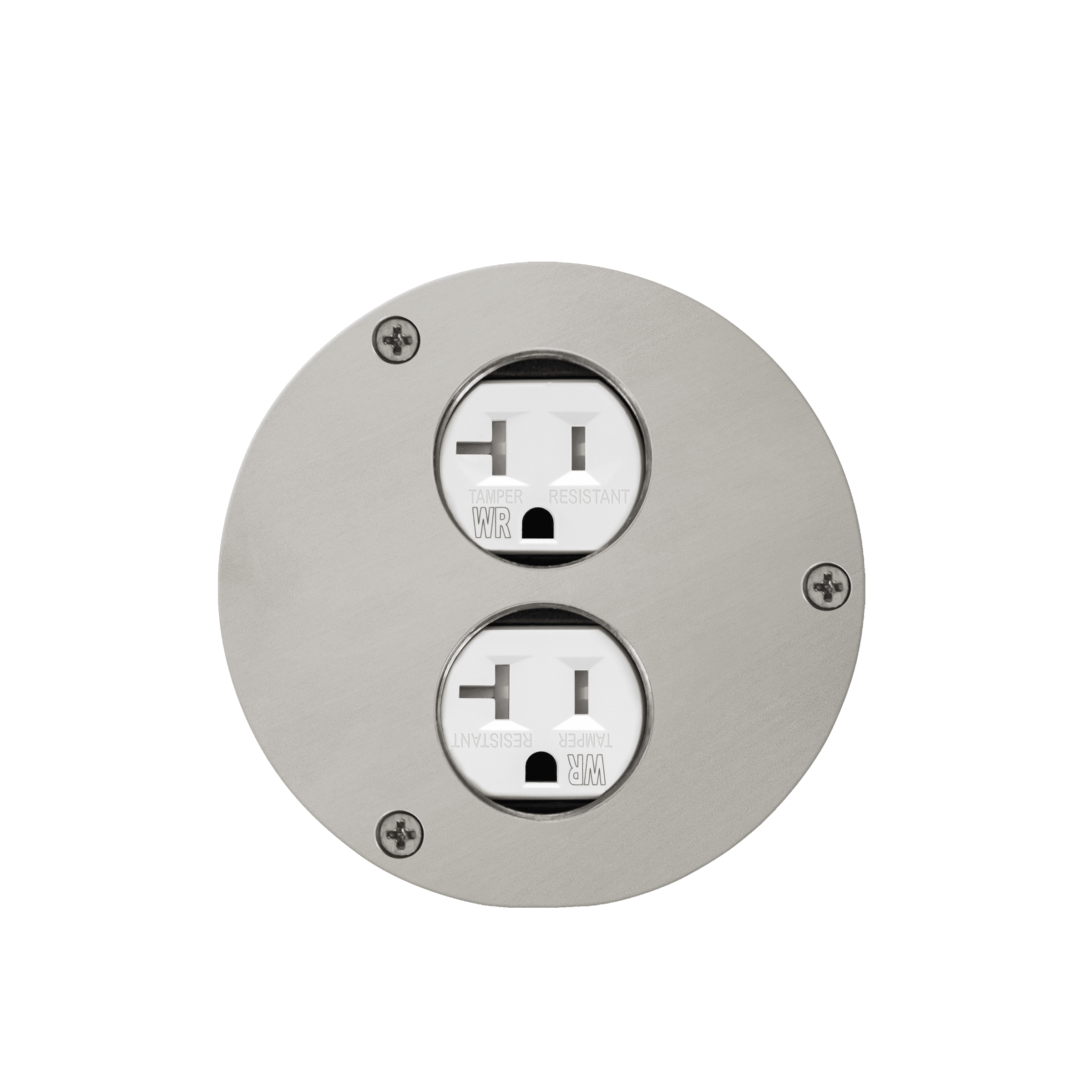 1-Gang 4" Round Screw Cap Floor Box Cover