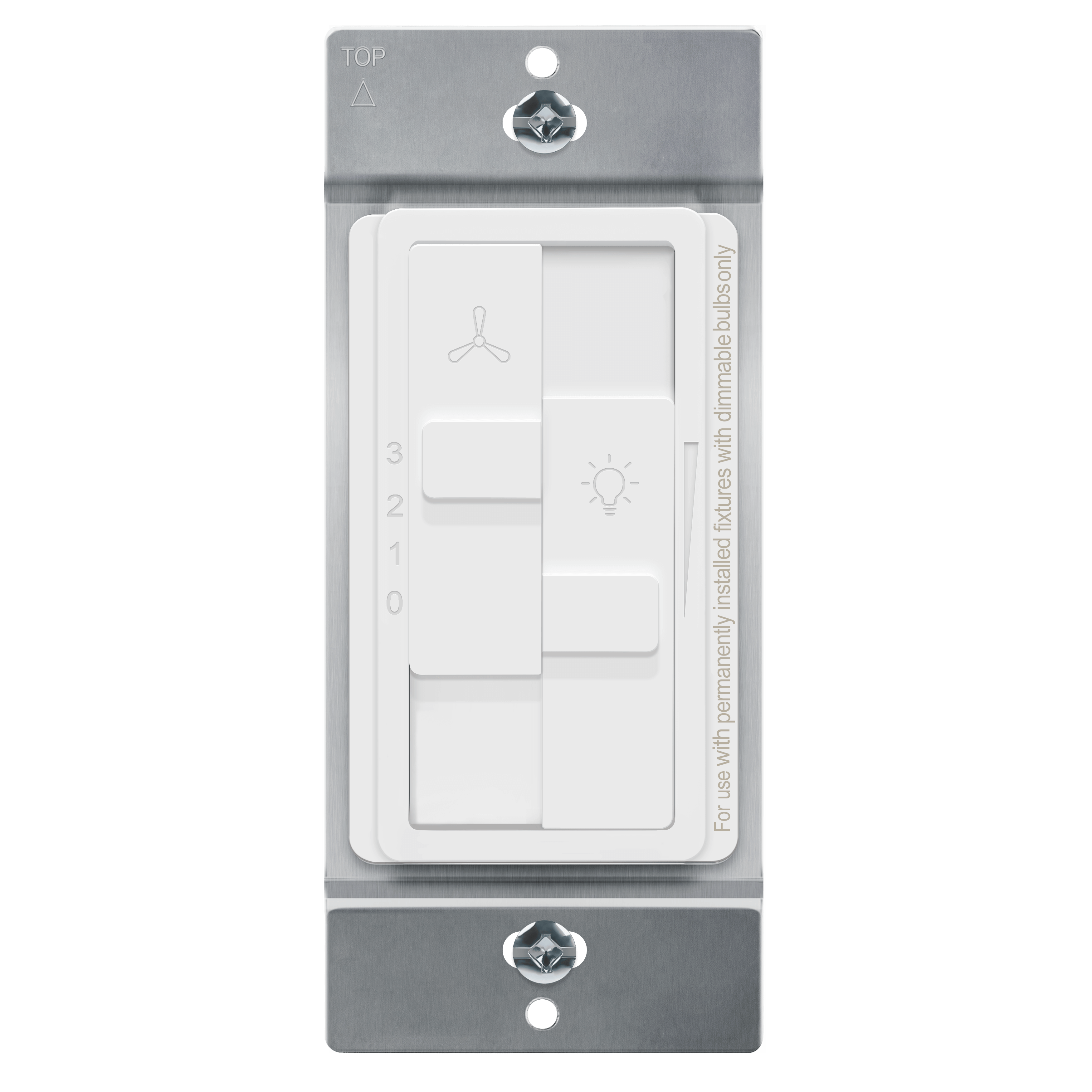 Kalide Combo Dimmer Switch with 3-Speed Fan Control